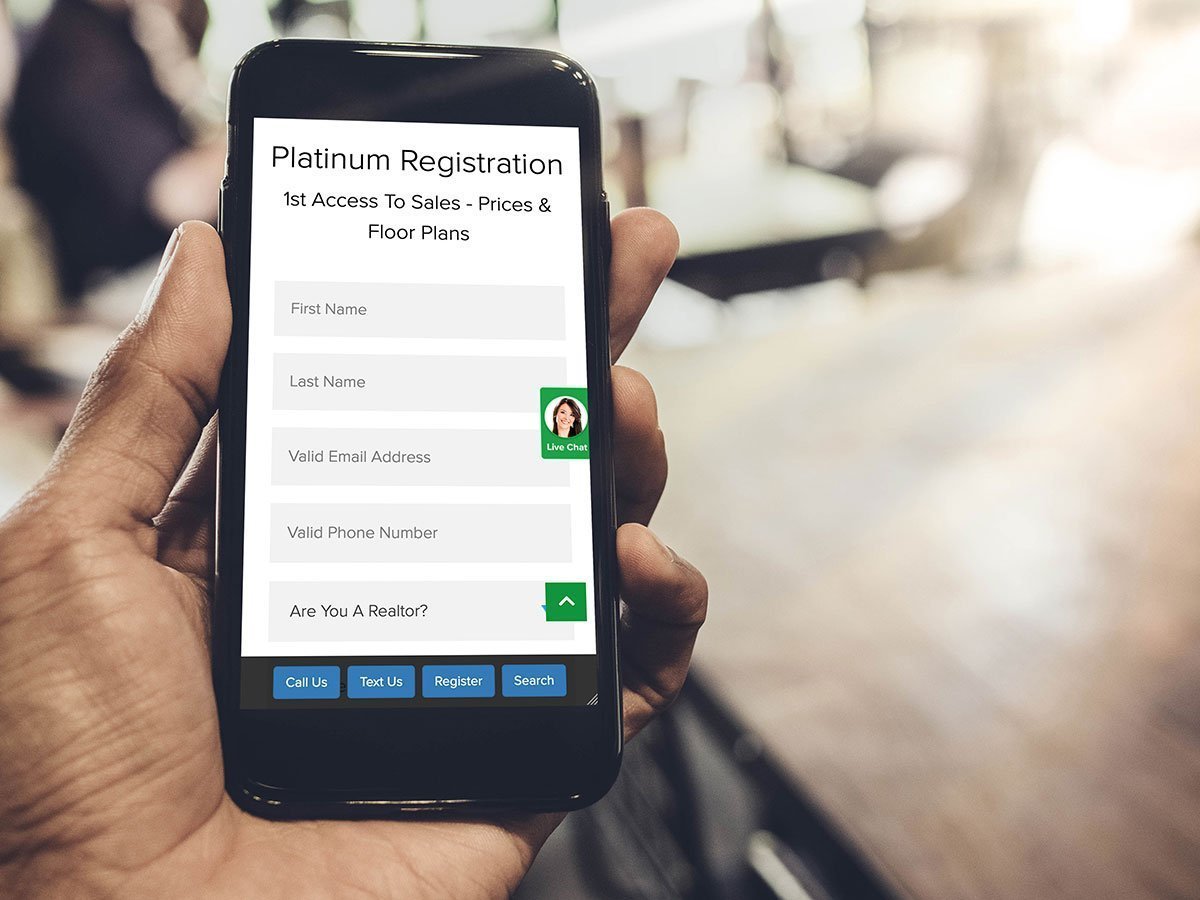 registering to purchase a pre-construction condo